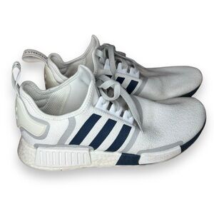 Adidas NMD R1 Crew Navy Cloud White Men’s Athletic Tennis Shoes Size 12
